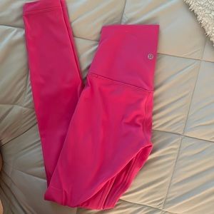 Lululemon pink Align leggings, size 2